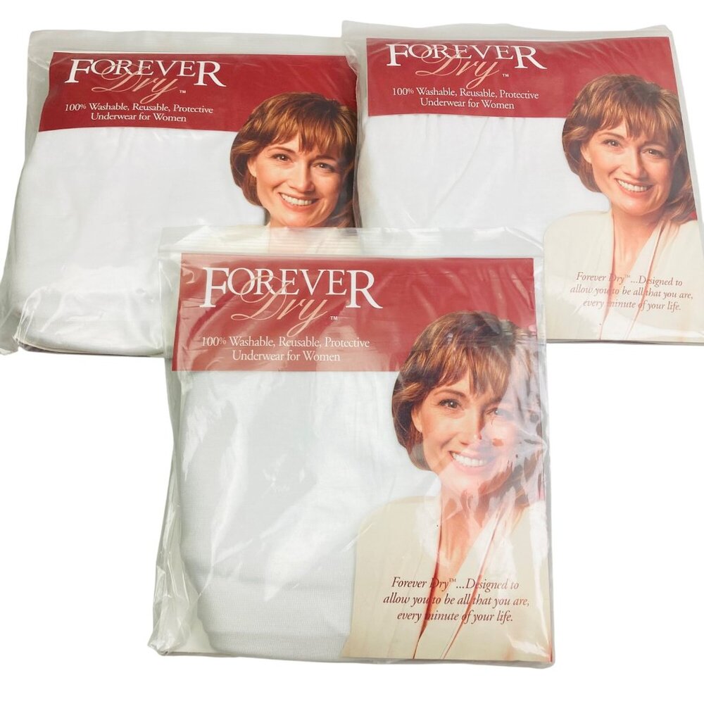 Vintage Forever Dry Incontinence Leak Protective Underwear Womens Small Reusable